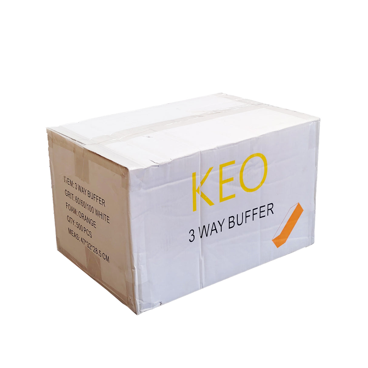 3-Way Buffer Orange Block 100/180 Box of 500pcs White Sand