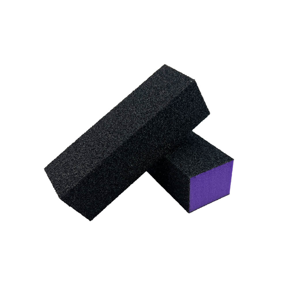 3-Way Buffer Purple Block 100/180 Black Sand Stacked