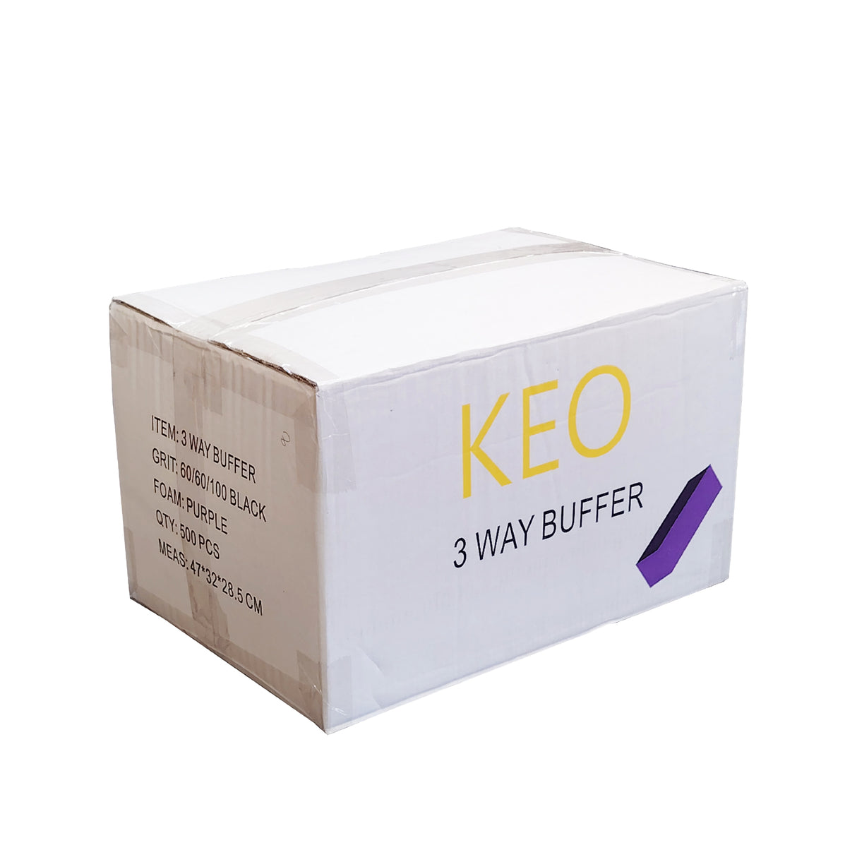 3-Way Buffer Purple Block 100/180 Box of 500pcs Black Sand