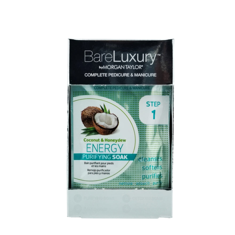 BareLuxury 4 Step Pedicure Pack - Coconut & Honeydew