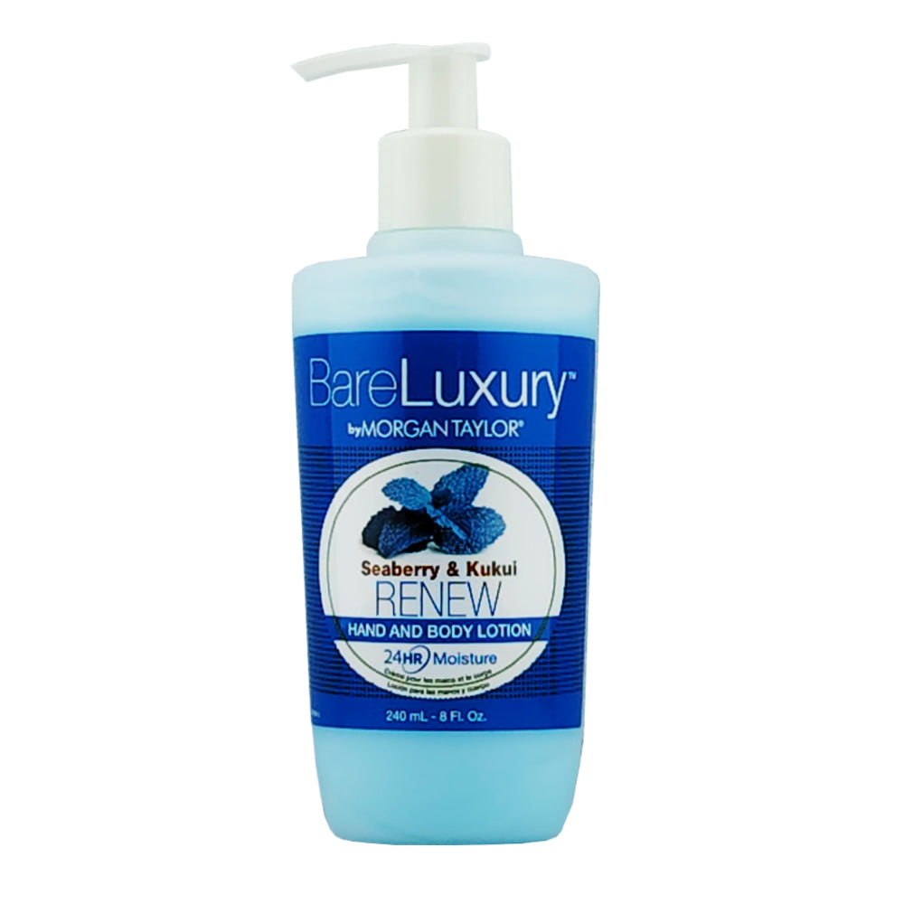 BareLuxury Hand and Body Lotion - Renew Seaberry & Kukui 240ml 8oz Bottle