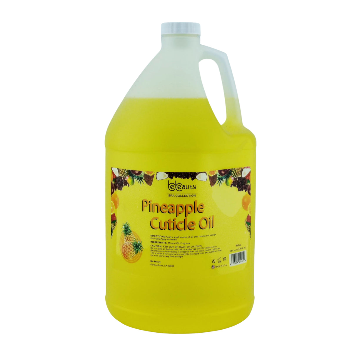 Be Beauty Cuticle Oil Gallon Bottle Pineapple