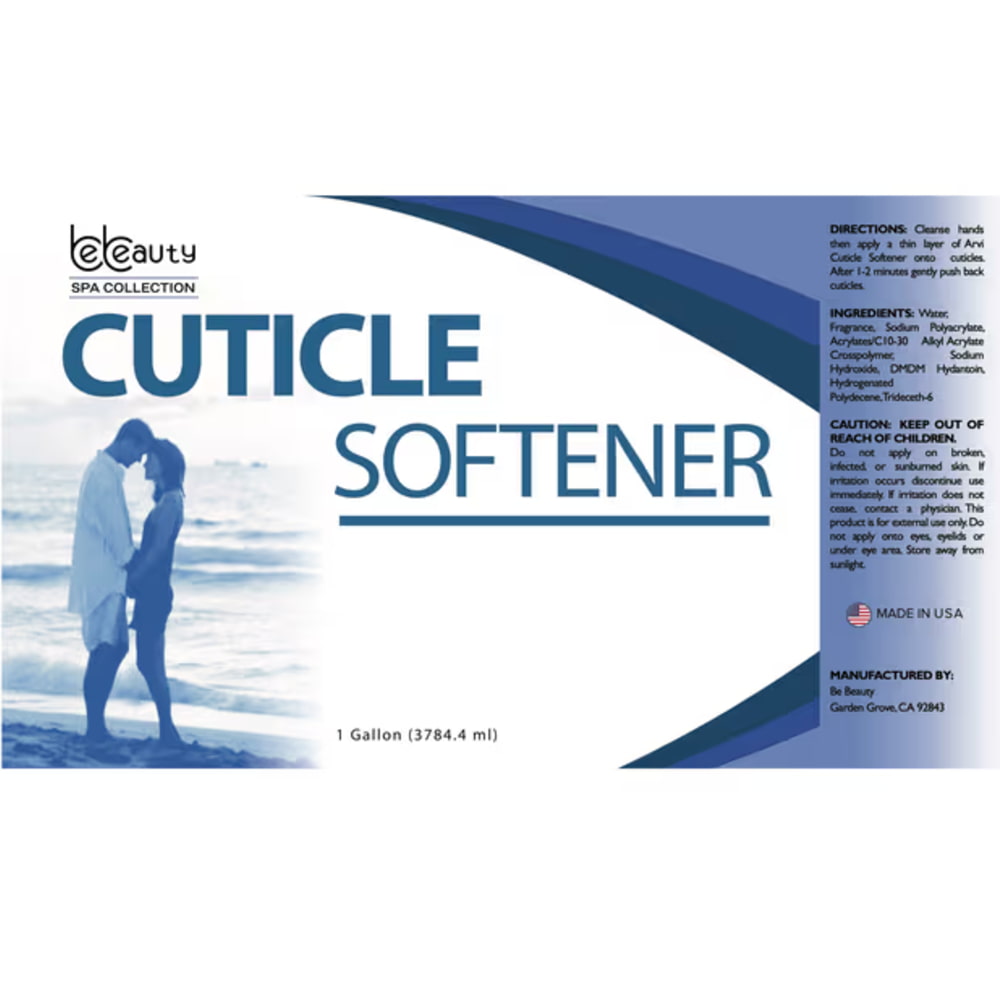 Be Beauty Cuticle Softener Gallon Label