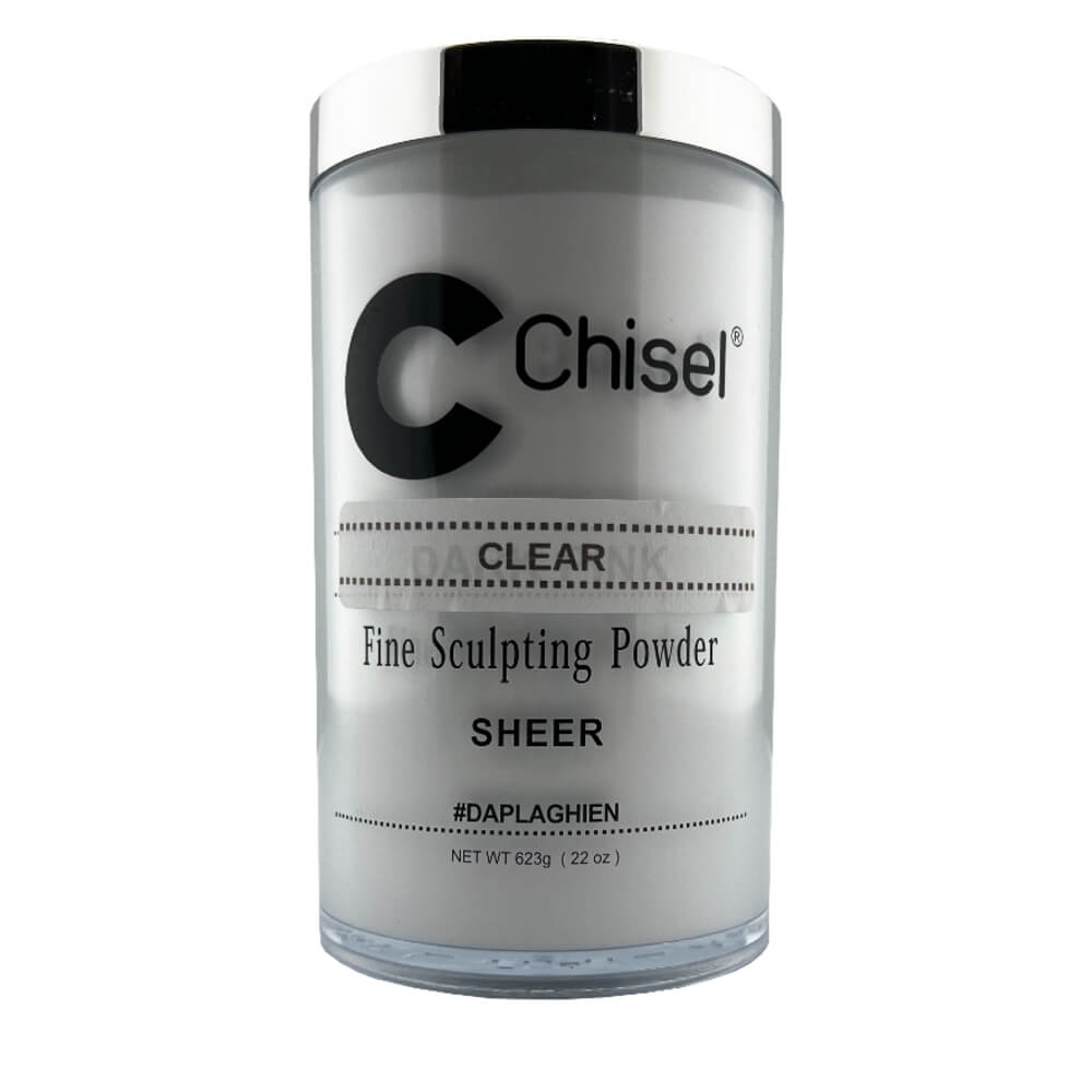 Chisel Acrylic Powder 22oz Clear Shade