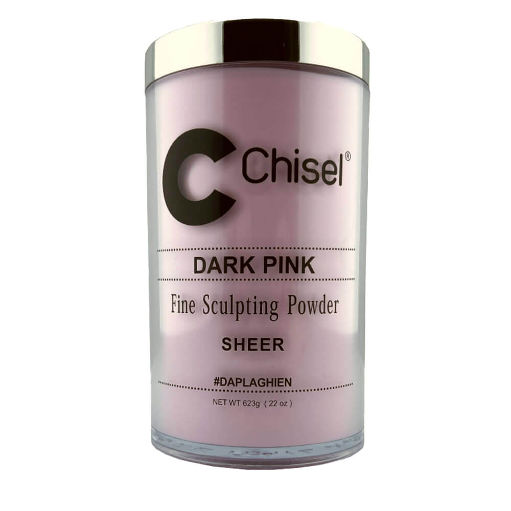 Chisel Acrylic Powder 22oz Dark Pink Shade