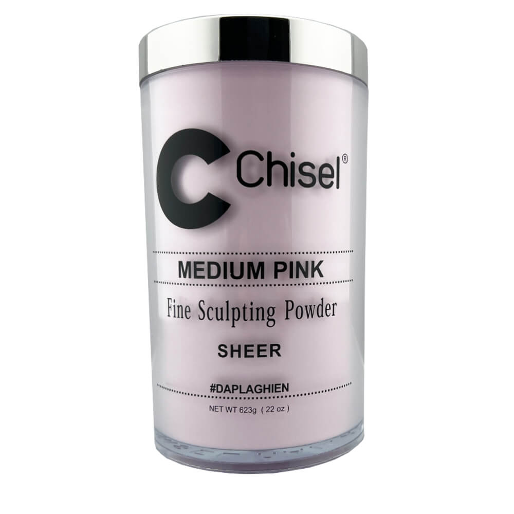 Chisel Acrylic Powder 22oz Medium Pink Shade