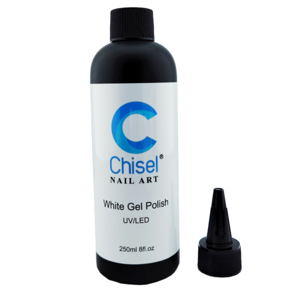Chisel White Gel Polish Refill Bottle 237ml 8oz