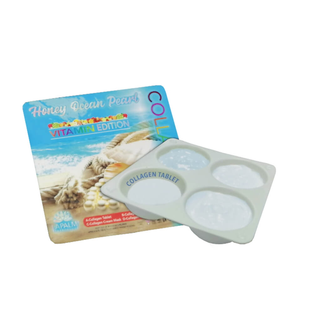 CollagenSpa 4 Step Pedicure Tray - Honey Ocean Pearl Single Pack Content View
