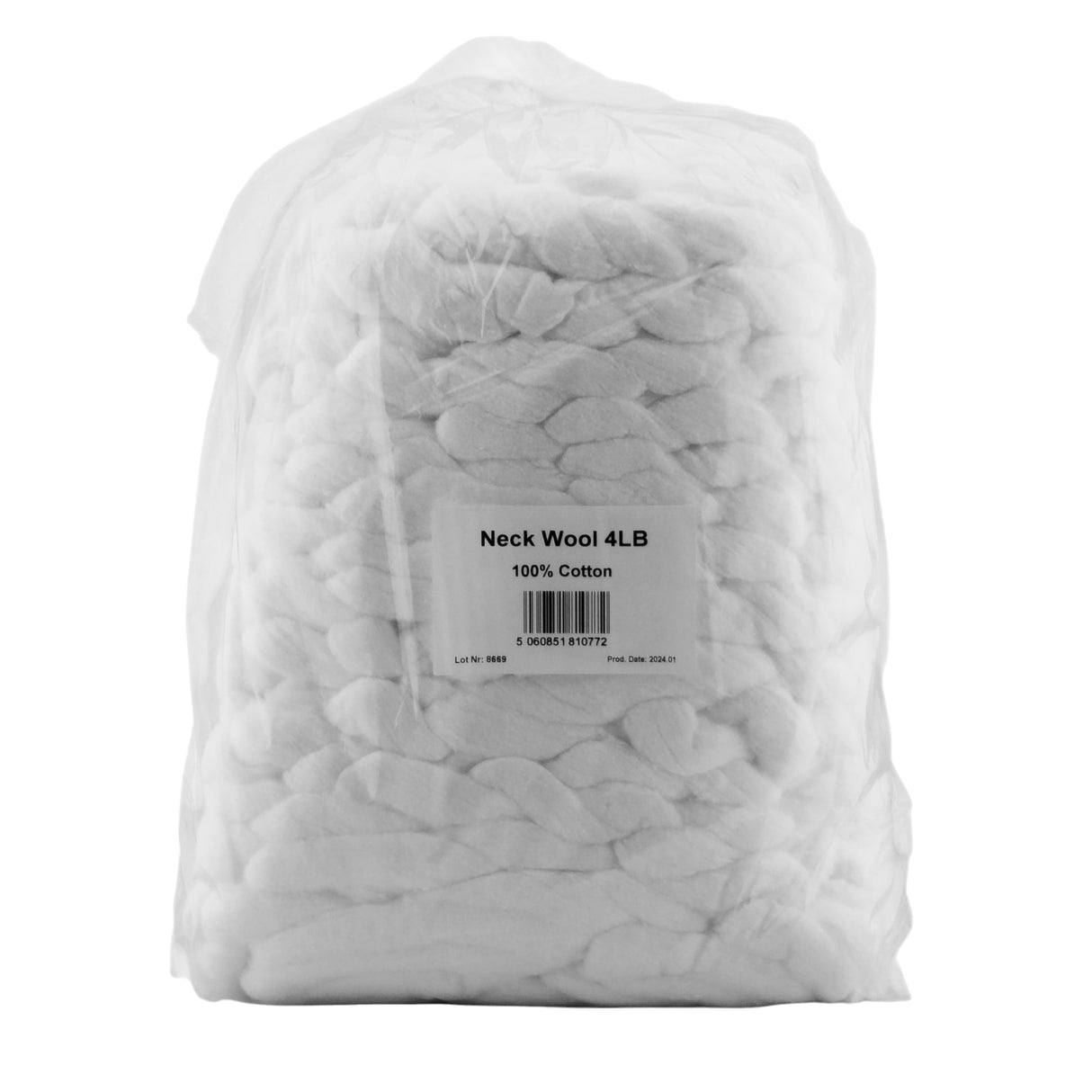 Cotton Neck Wool 4lb 100%