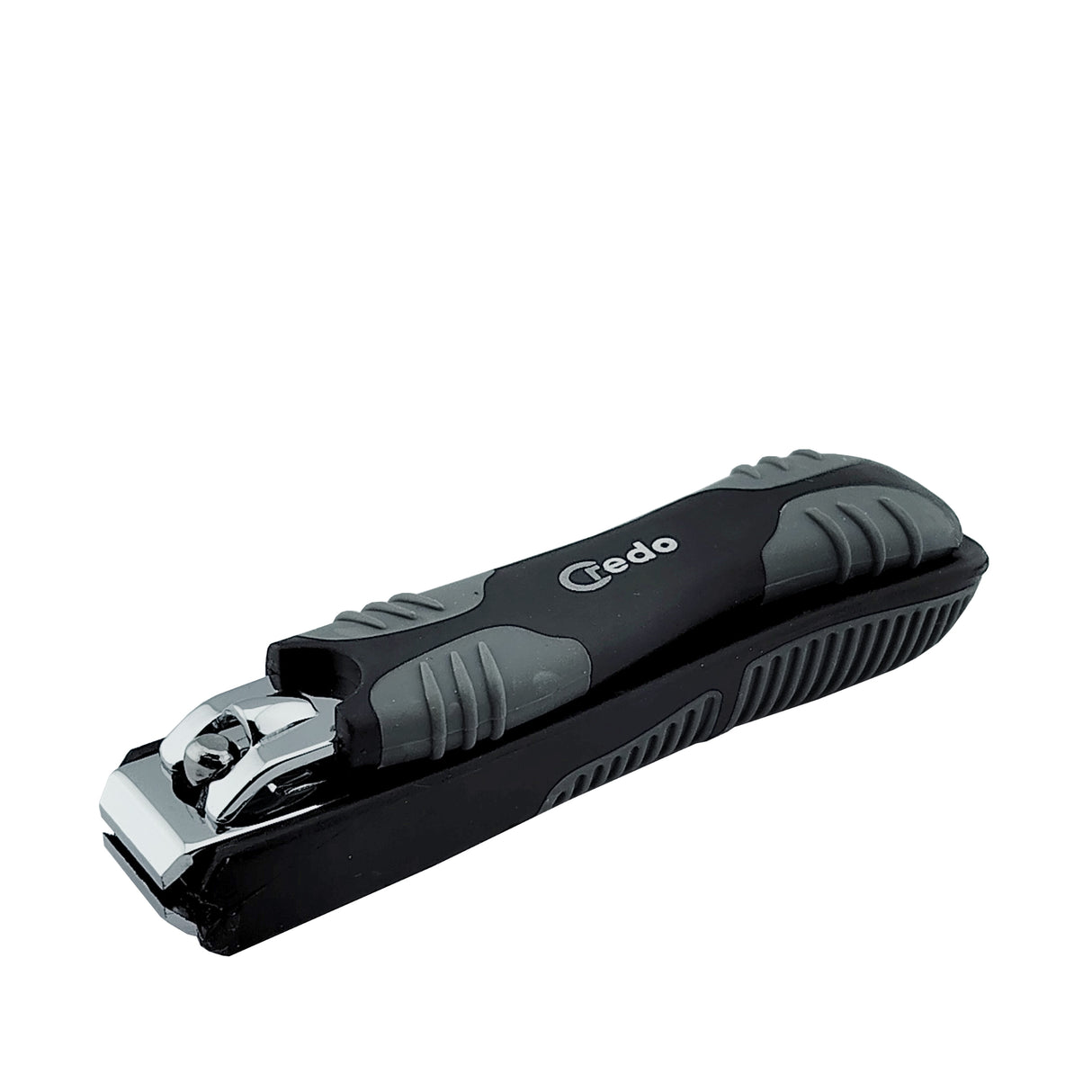 Credo Straight Nail Clippers With Nail Catcher Compartment Front View