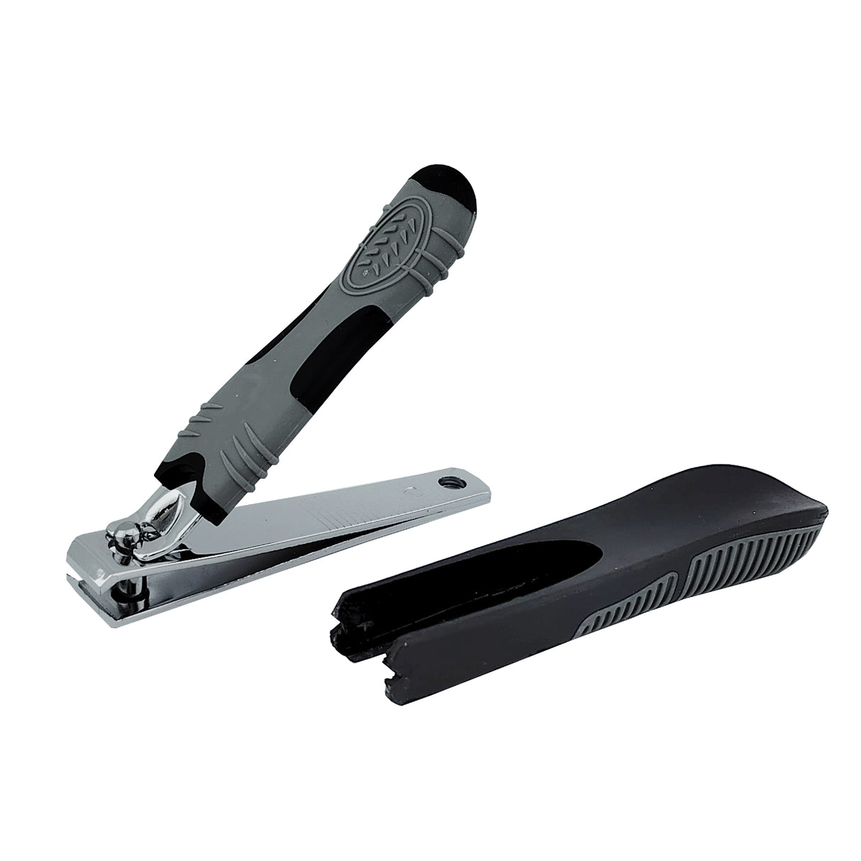 Credo Straight Nail Clippers With Nail Catcher Compartment Side Detached View