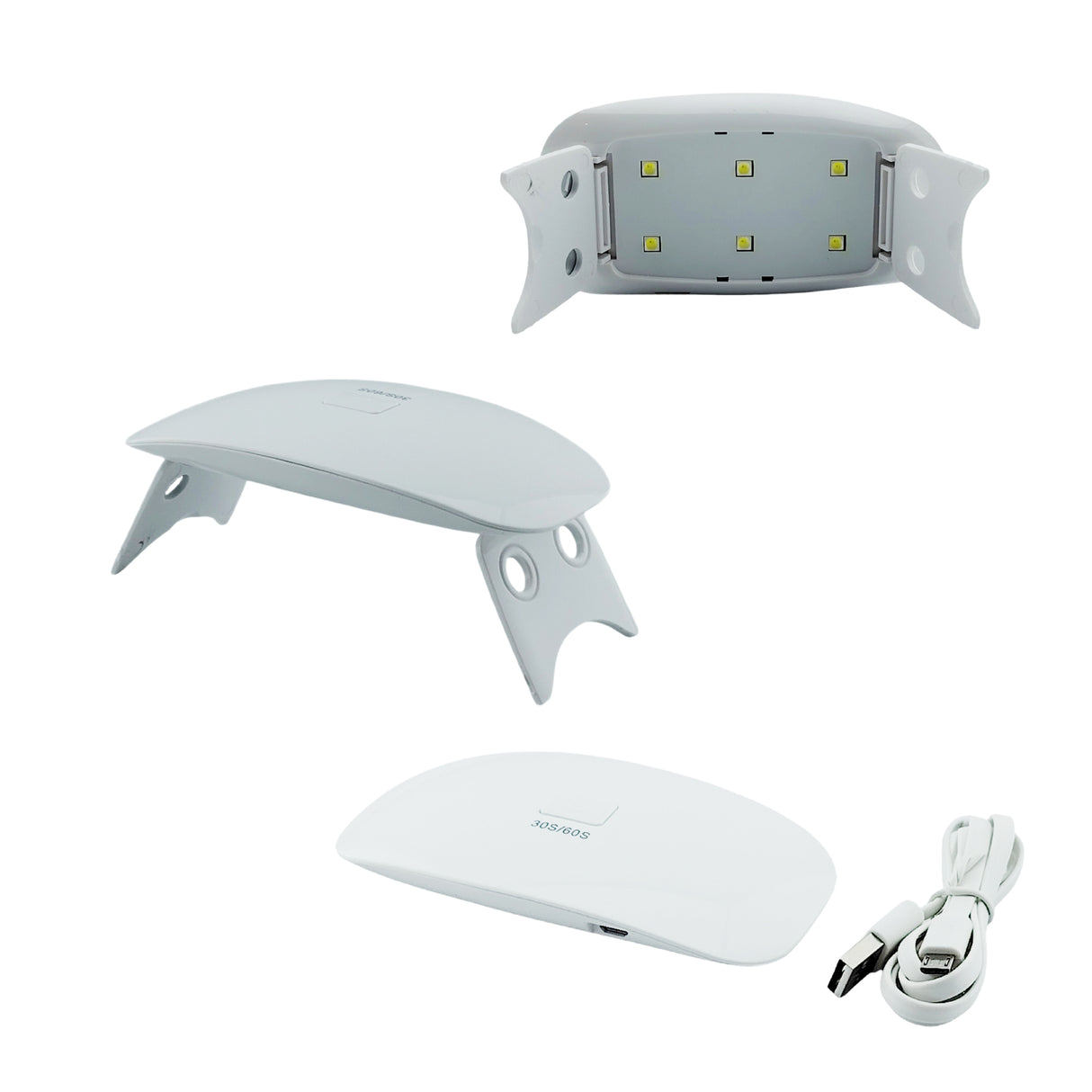 Cuccio Brush-on Builder Gel Pro Starter Kit Content Mini Compact USB Curing LED Lamp View