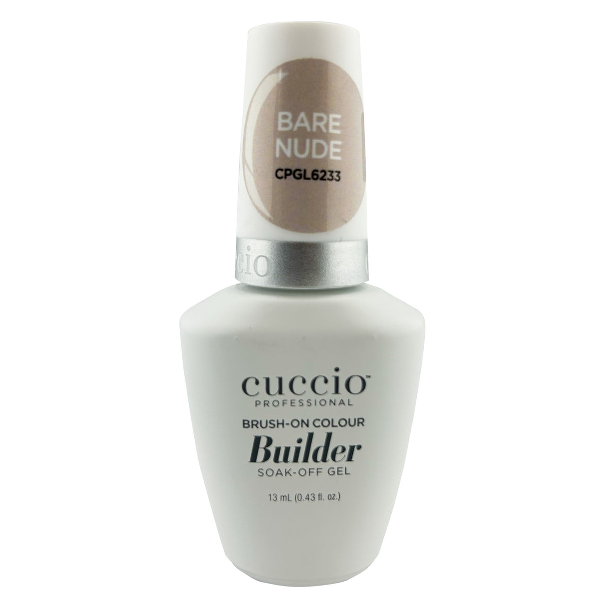 Cuccio Brush On Builder Gel With Calcium - Bare Nude Bottle 13ml 0.43oz