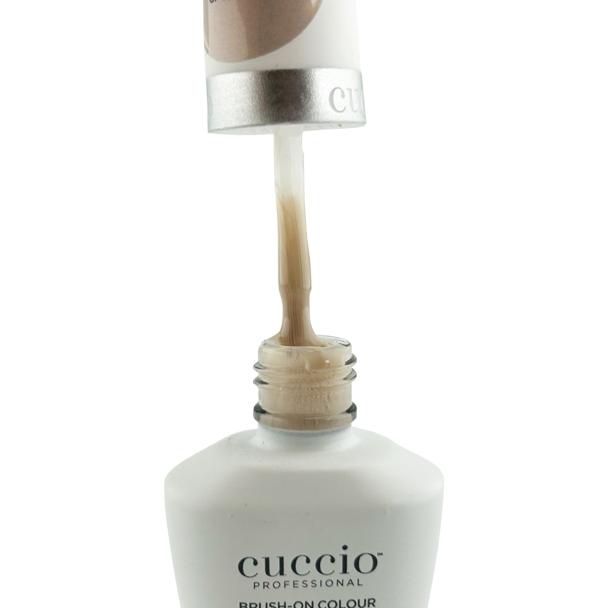 Cuccio Brush On Builder Gel With Calcium - Bare Nude Brush Close Up 13ml 0.43oz