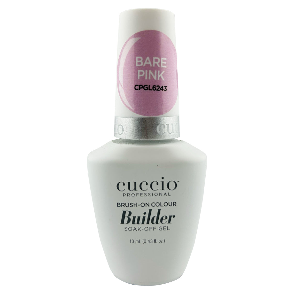 Cuccio Brush On Builder Gel With Calcium - Bare Pink Bottle 13ml 0.43oz
