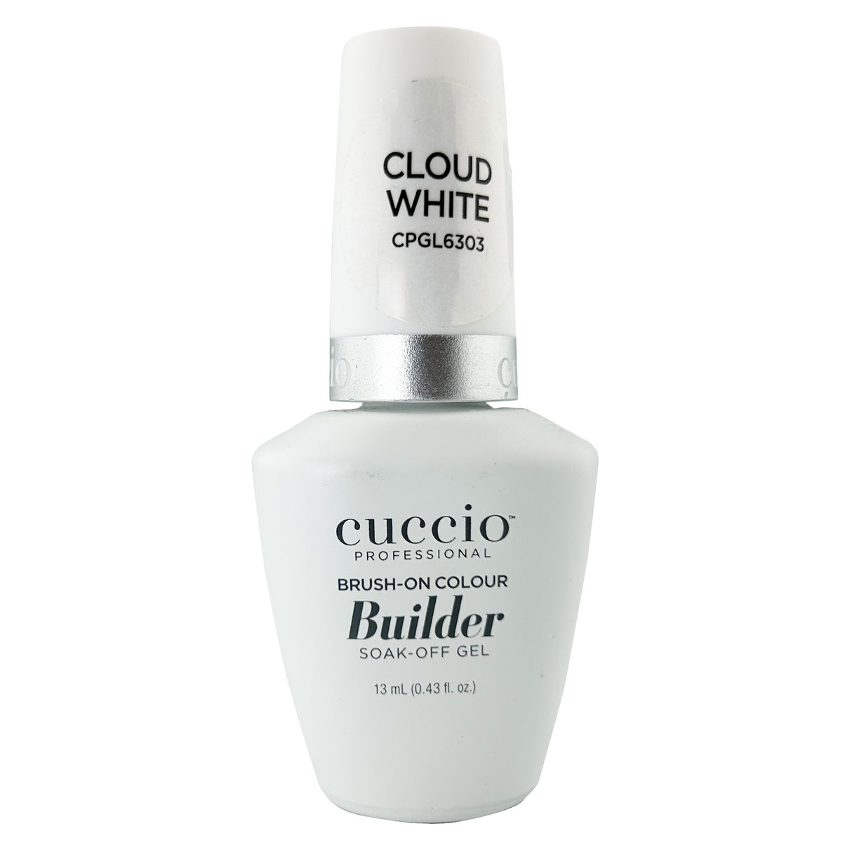 Cuccio Brush On Builder Gel With Calcium - Cloud White Bottle 13ml 0.43oz