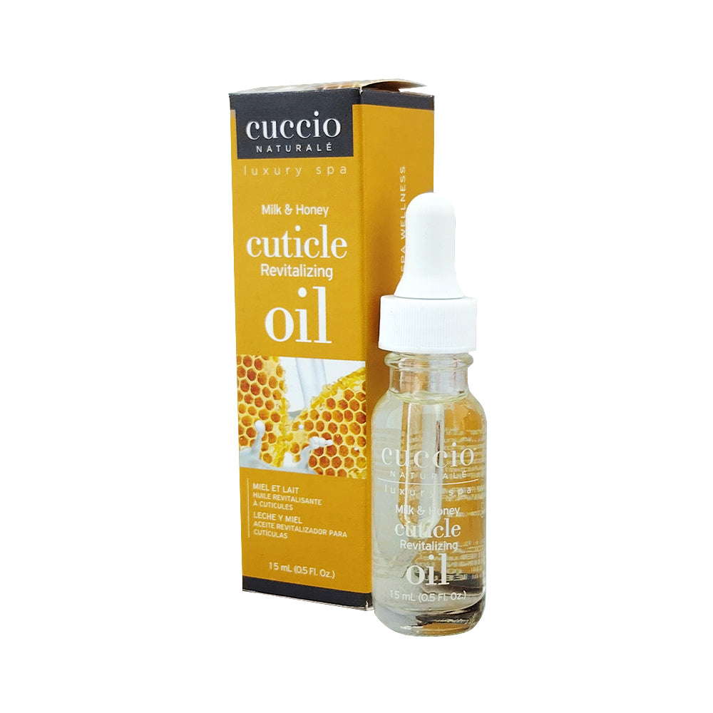 Cuccio Naturale Cuticle Revitalizing Oil Milk & Honey Bottle 15ml 0.5oz