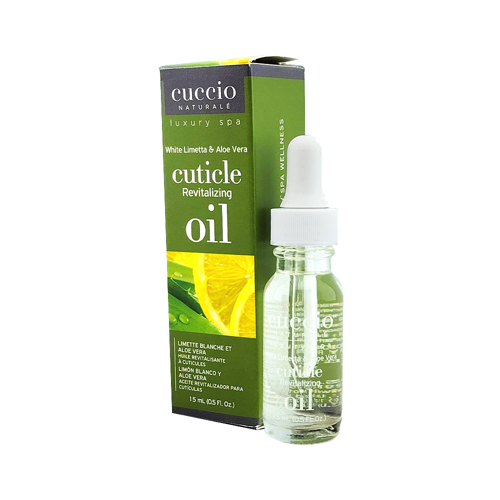 Cuccio Naturale Cuticle Revitalizing Oil white Limetta & Aloe Vera Bottle 15ml 0.5oz
