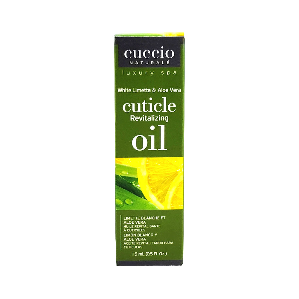 Cuccio Naturale Cuticle Revitalizing Oil white Limetta & Aloe Vera Box 15ml 0.5oz