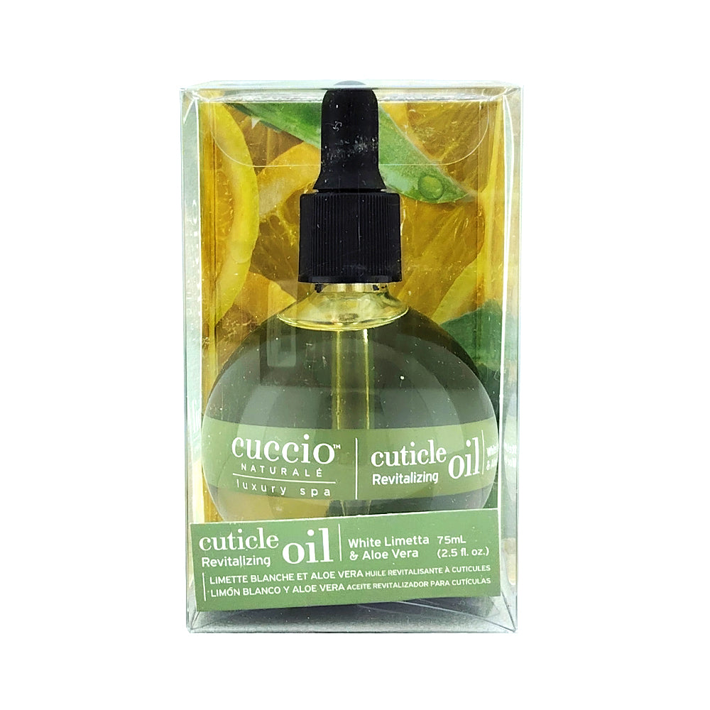 Cuccio Naturale Cuticle Revitalizing Oil white Limetta & Aloe Vera Box 75ml 2.5oz