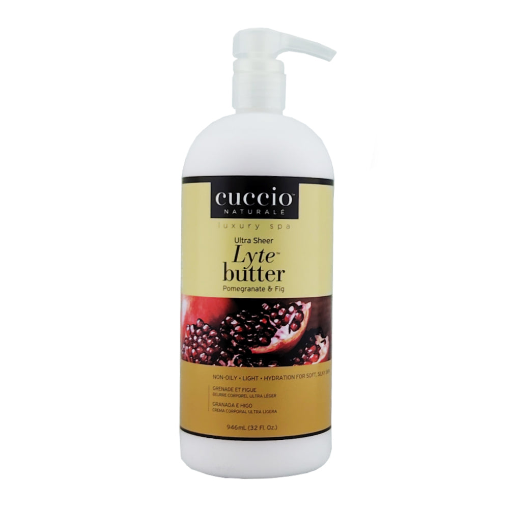 Cuccio Naturale Lyte Body Butter Lotion - Pomegranate & Fig 946ml 32oz