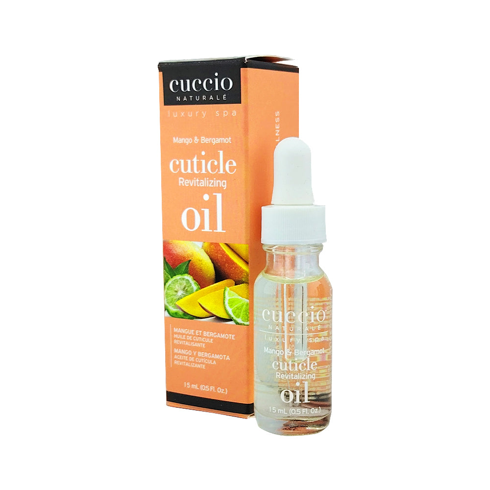 Cuccio Revitalising Cuticle Oil - Mango & Bergamot Bottle 15ml 0.5oz