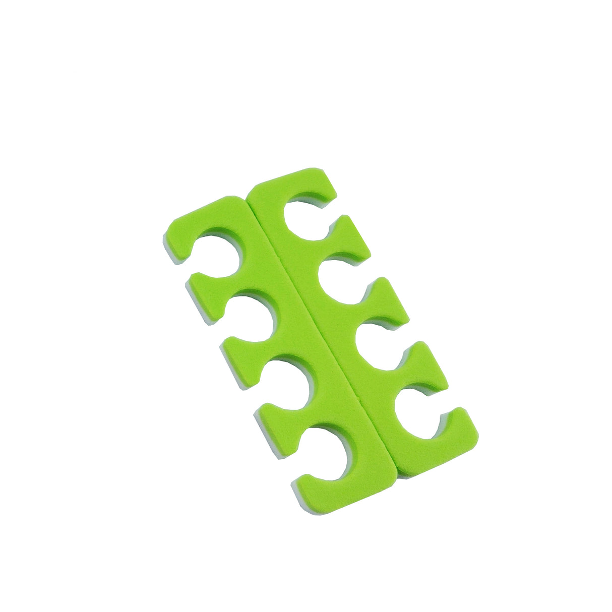 Disposable One Pair Foam Toe Separators - Green