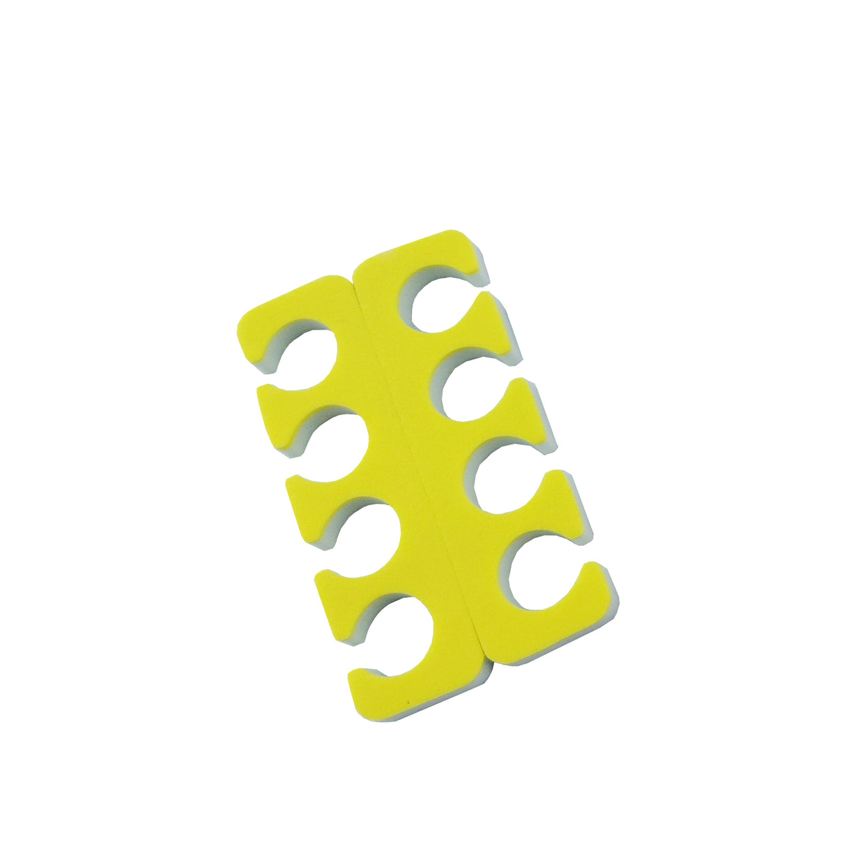 Disposable One Pair Foam Toe Separators - Yellow