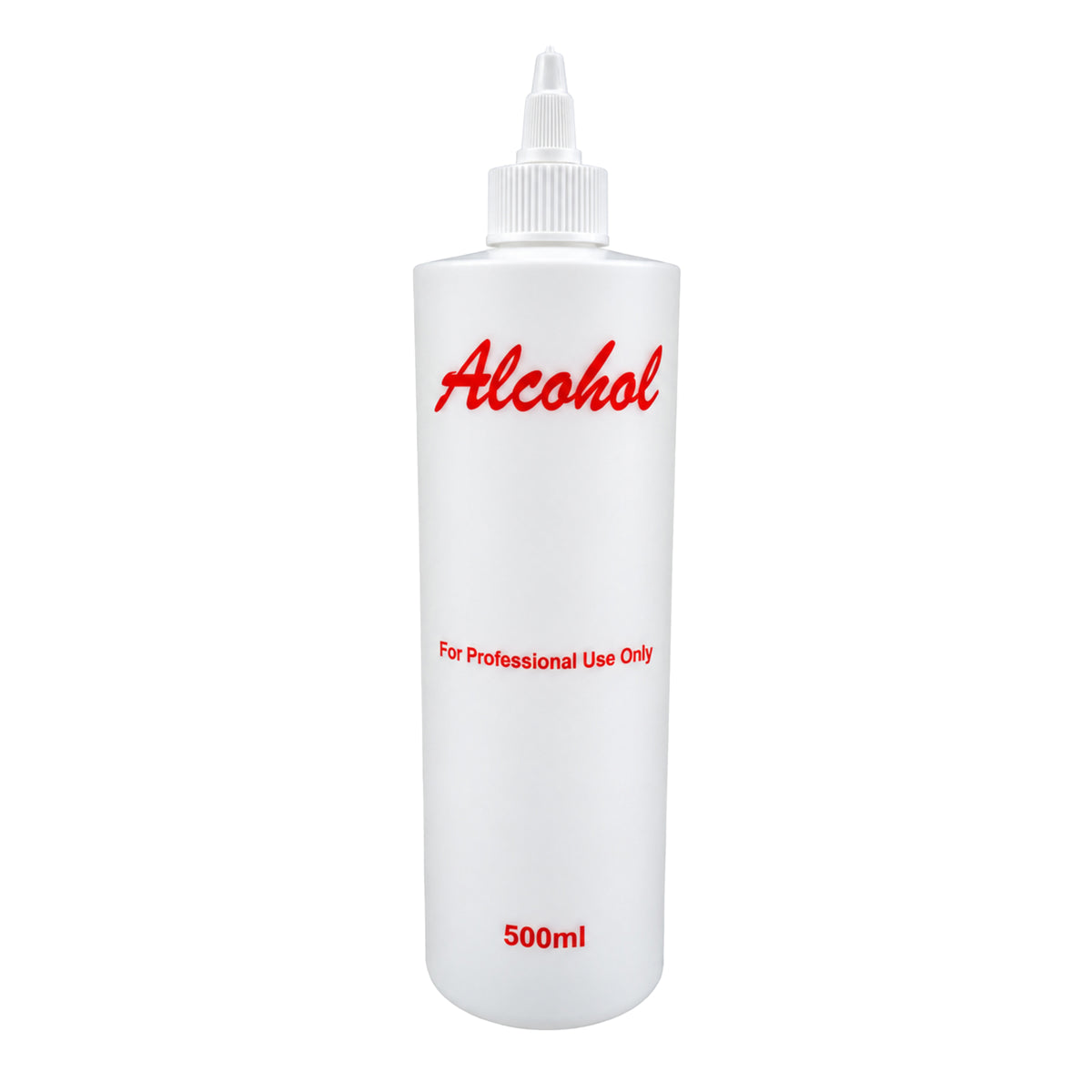 Empty Plastic Natural HDPE Bottle 500ml - Alcohol