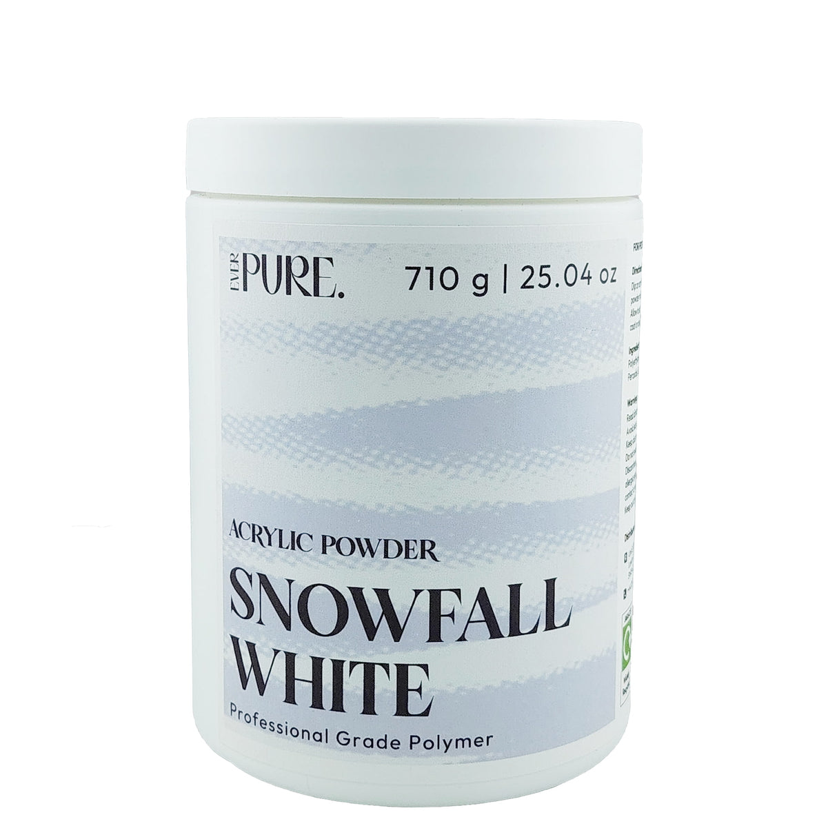 Ever Pure Professional Grade Acrylic Powder - Snowfall White 710g (25.04oz)