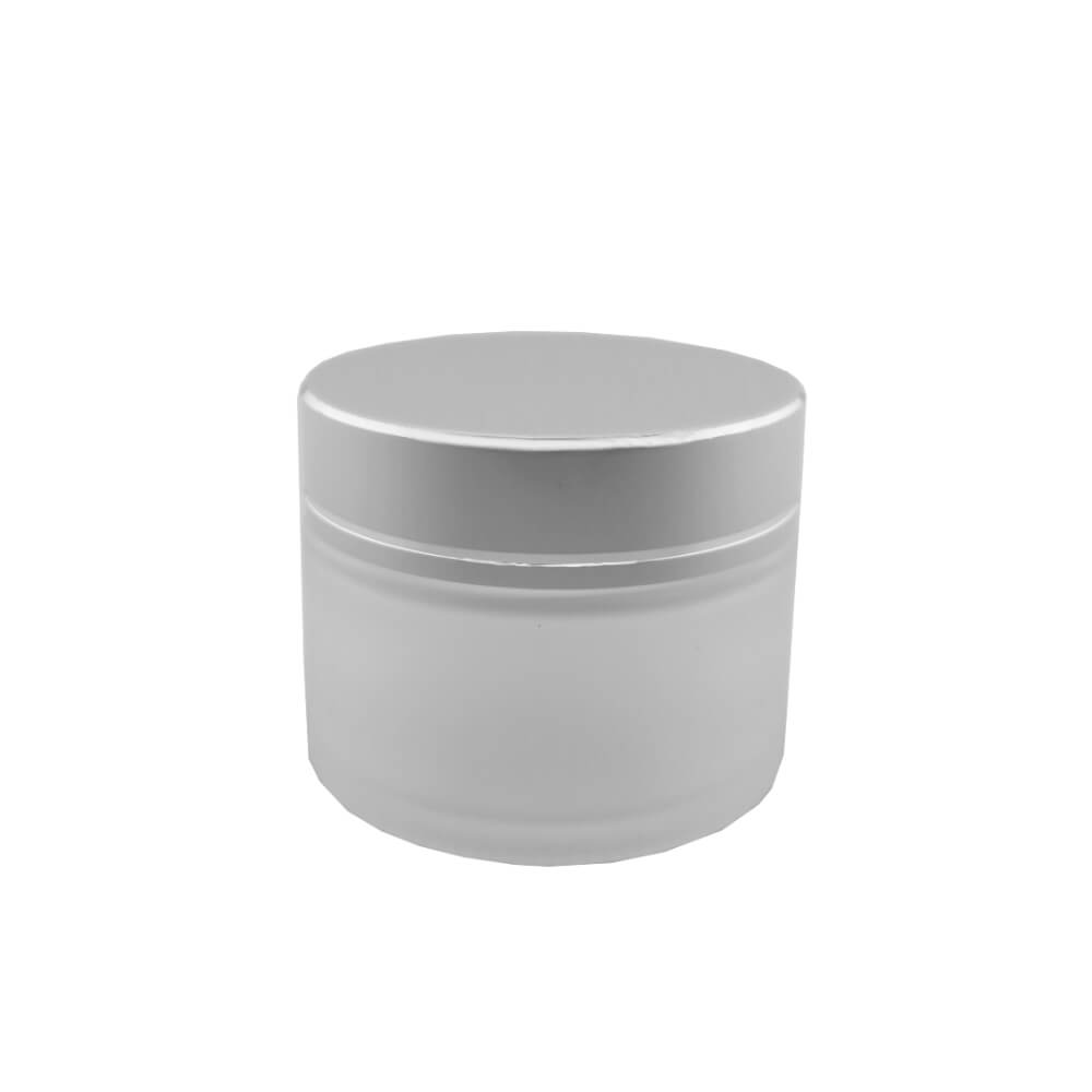 Frosted Liquid and Powder Dappen Dish 30ml Closed Jar