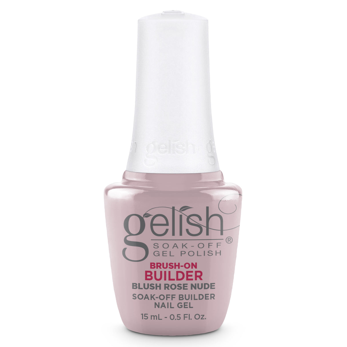 Gelish Brush On Builder Gel - Blush Rose Nude 15ml 0.5oz Bottle