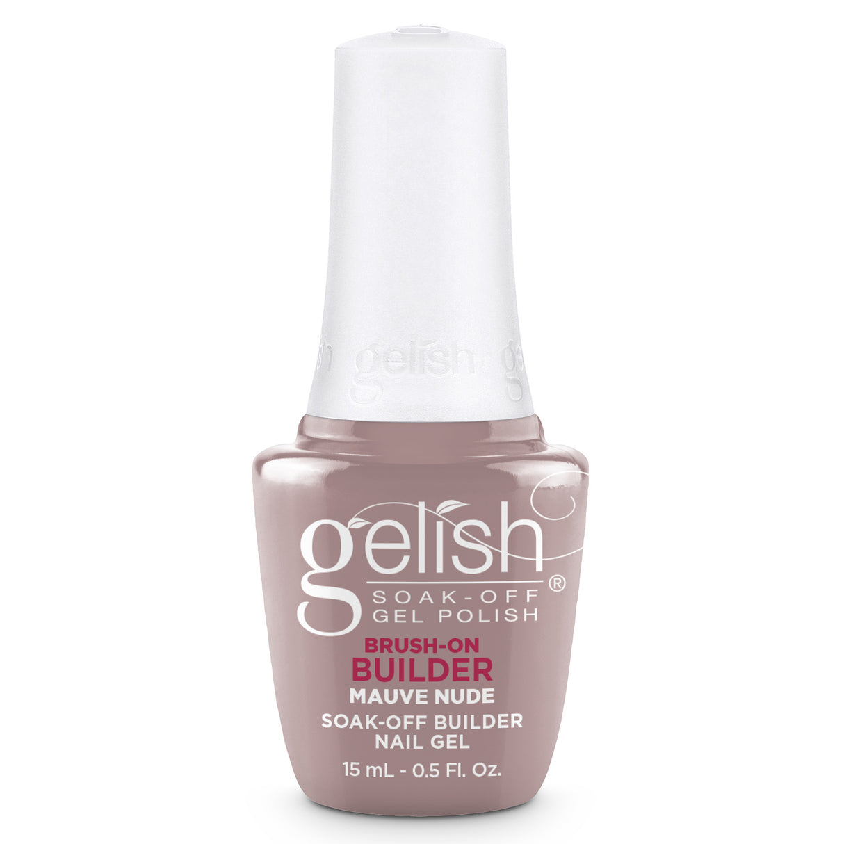 Gelish Brush On Builder Gel - Mauve Nude 15ml 0.5oz Bottle