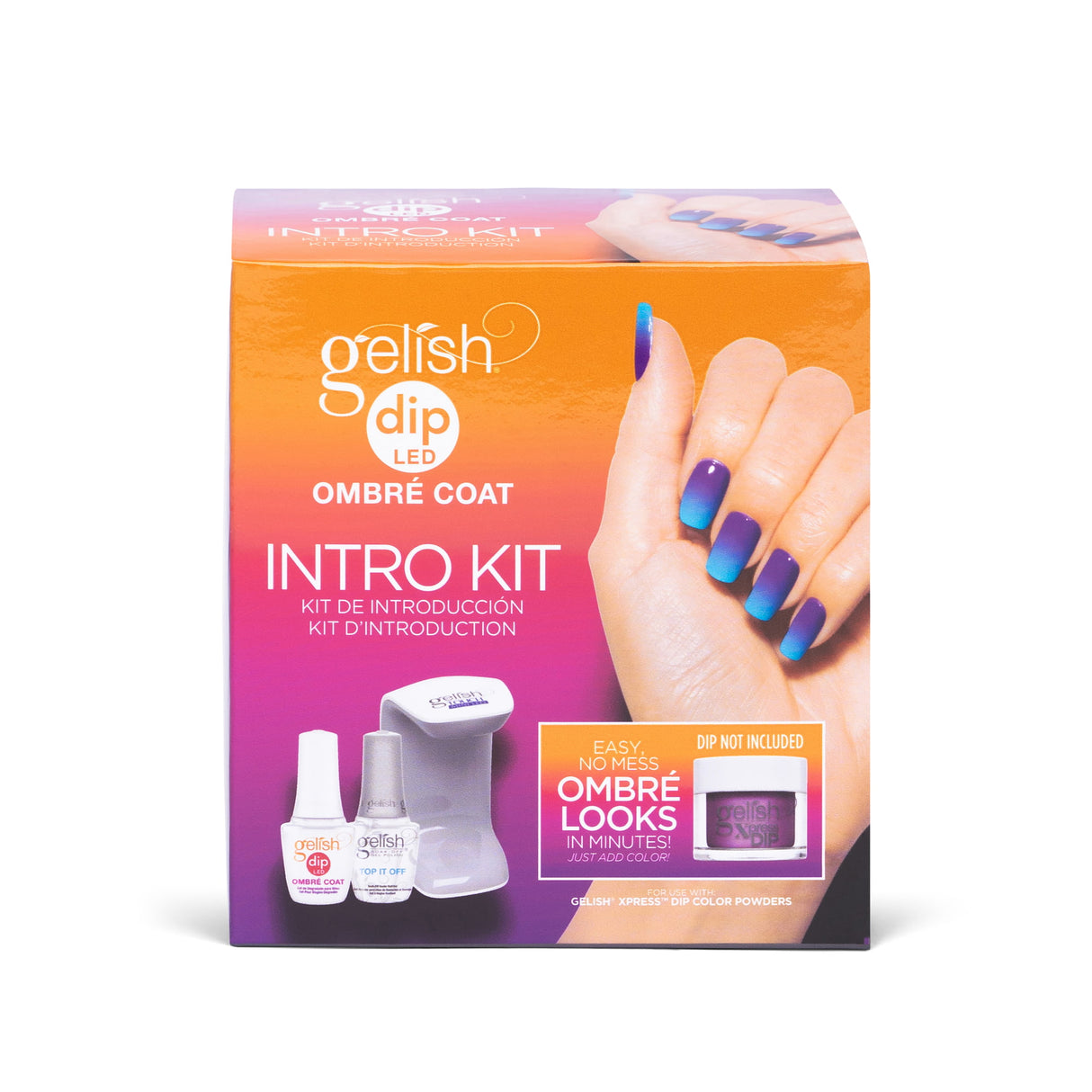 Gelish Ombre Coat Intro Kit Box Front View