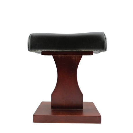 Handcrafted Wooden Pedicure Foot Rest Front View