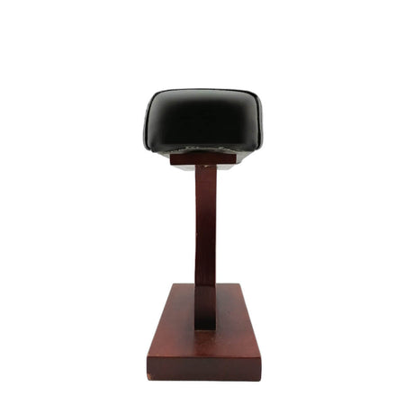 Handcrafted Wooden Pedicure Foot Rest Side View