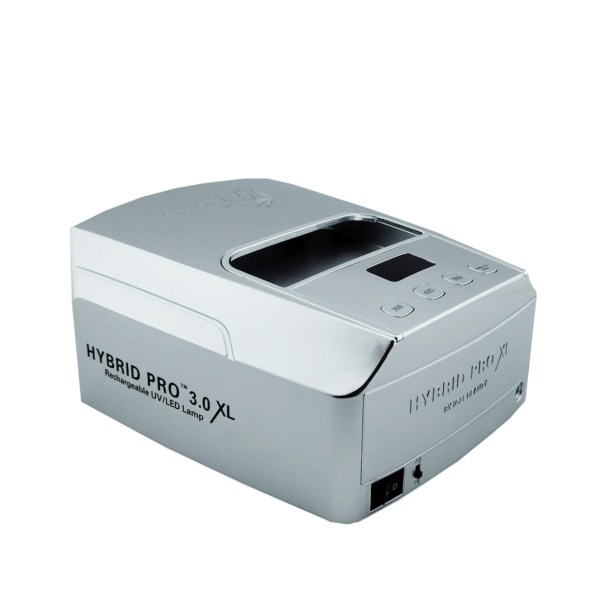 IGel Beauty Hybrid Pro 3.0 XL Wireless UV/LED Lamp - Silver Back View