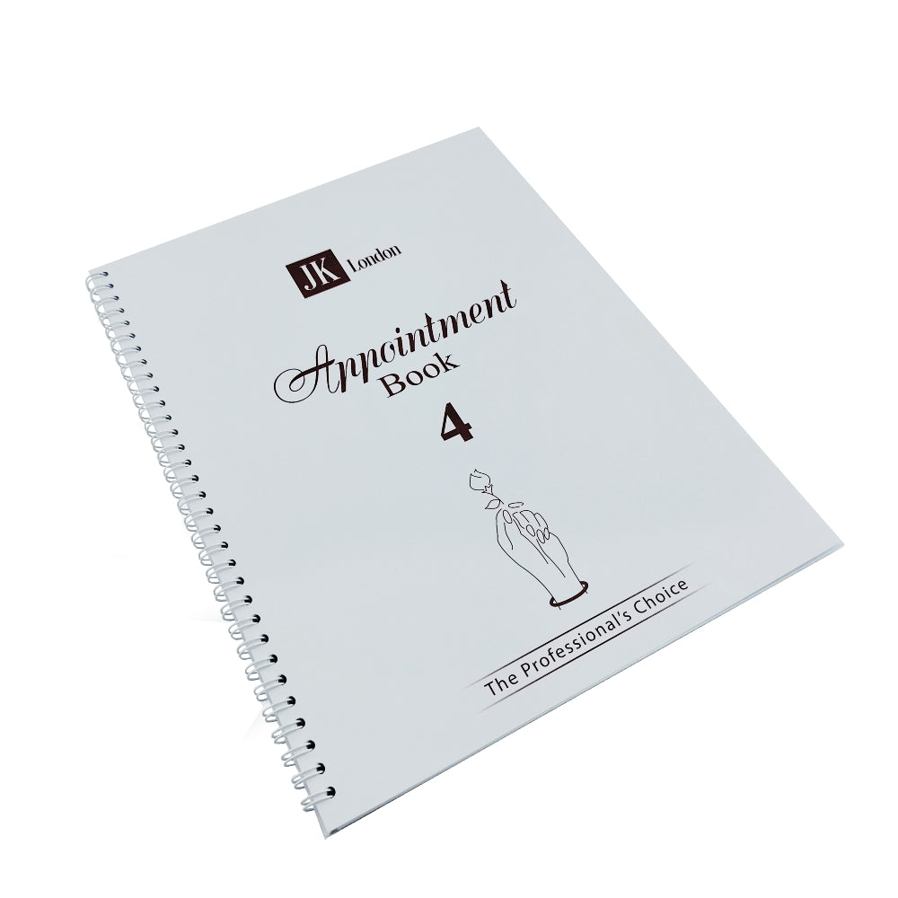 JK London 4 Column Salon Appointment Book Side View