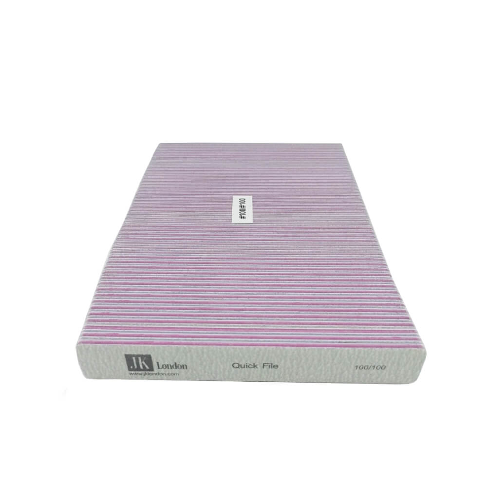 JK London Quick File Square 100-100 Pack of 50pcs