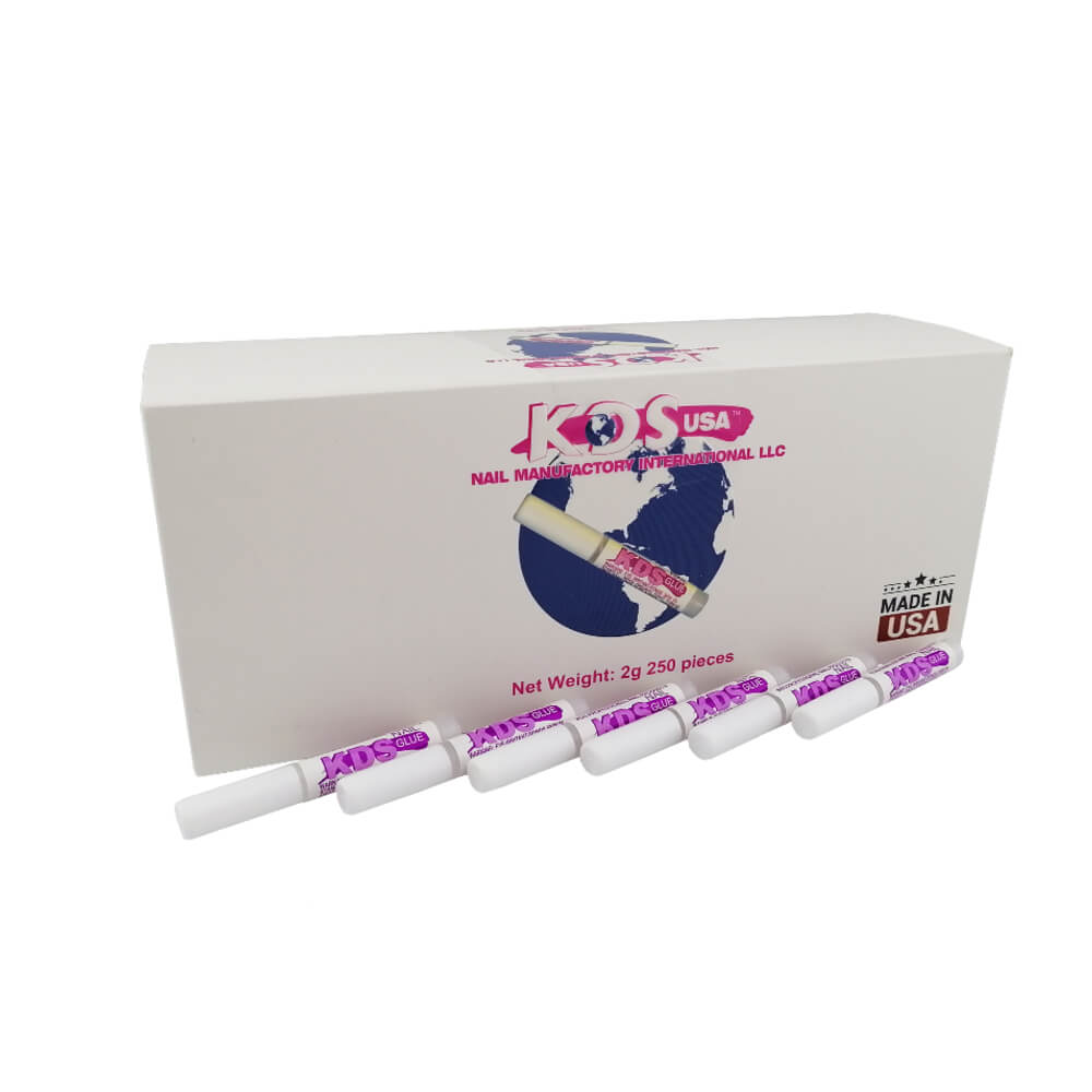 KDS Adhesive Nail Tips Glue 250pcs box