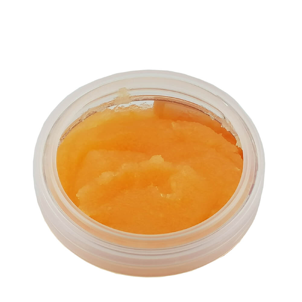 KDS Collagen Pedicure Sugar Scrub (16oz) Orange Open Lid