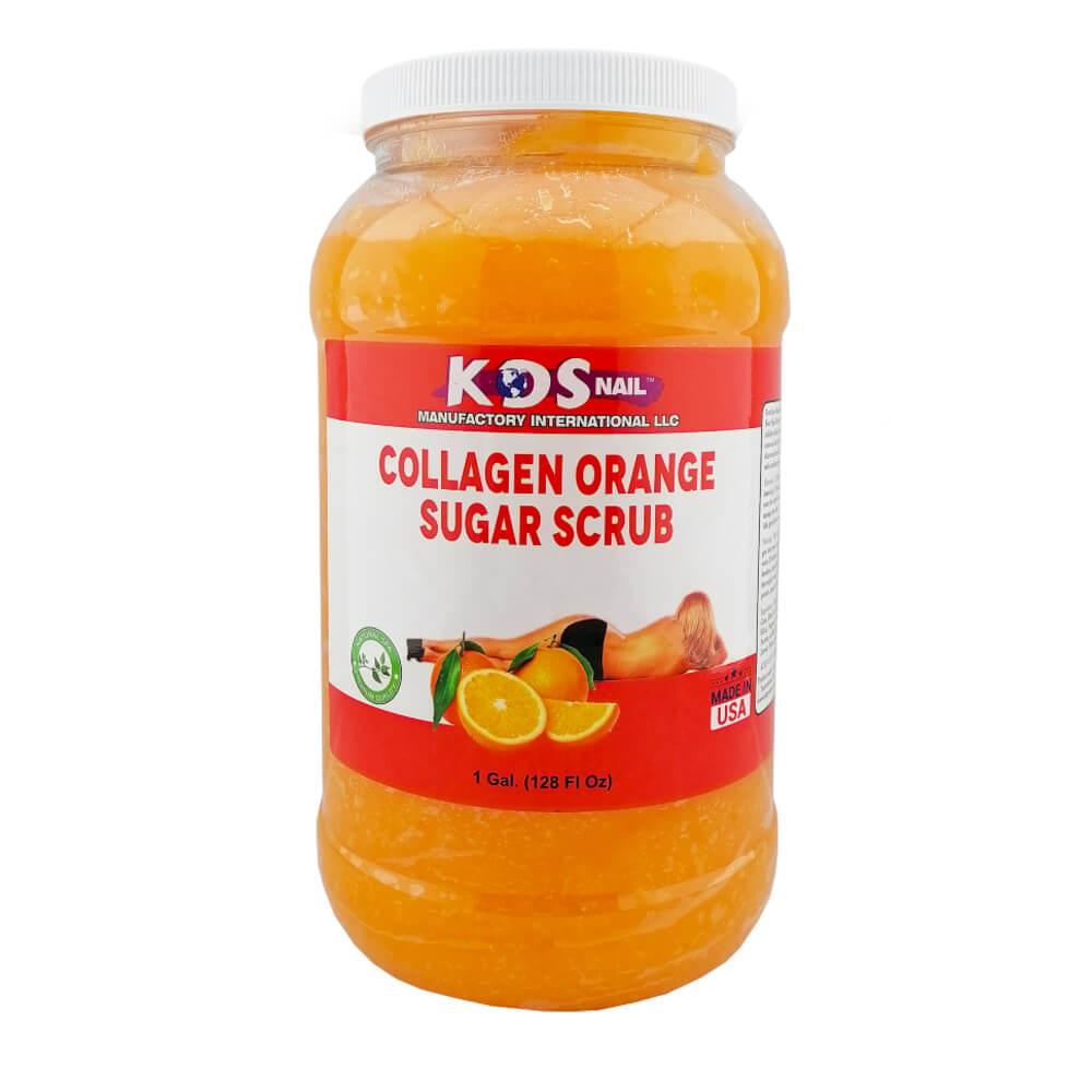 KDS Collagen Pedicure Sugar Scrub (gallon) Orange