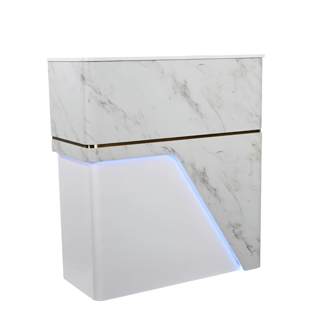 Keo Alpha Salon Reception Desk Side View