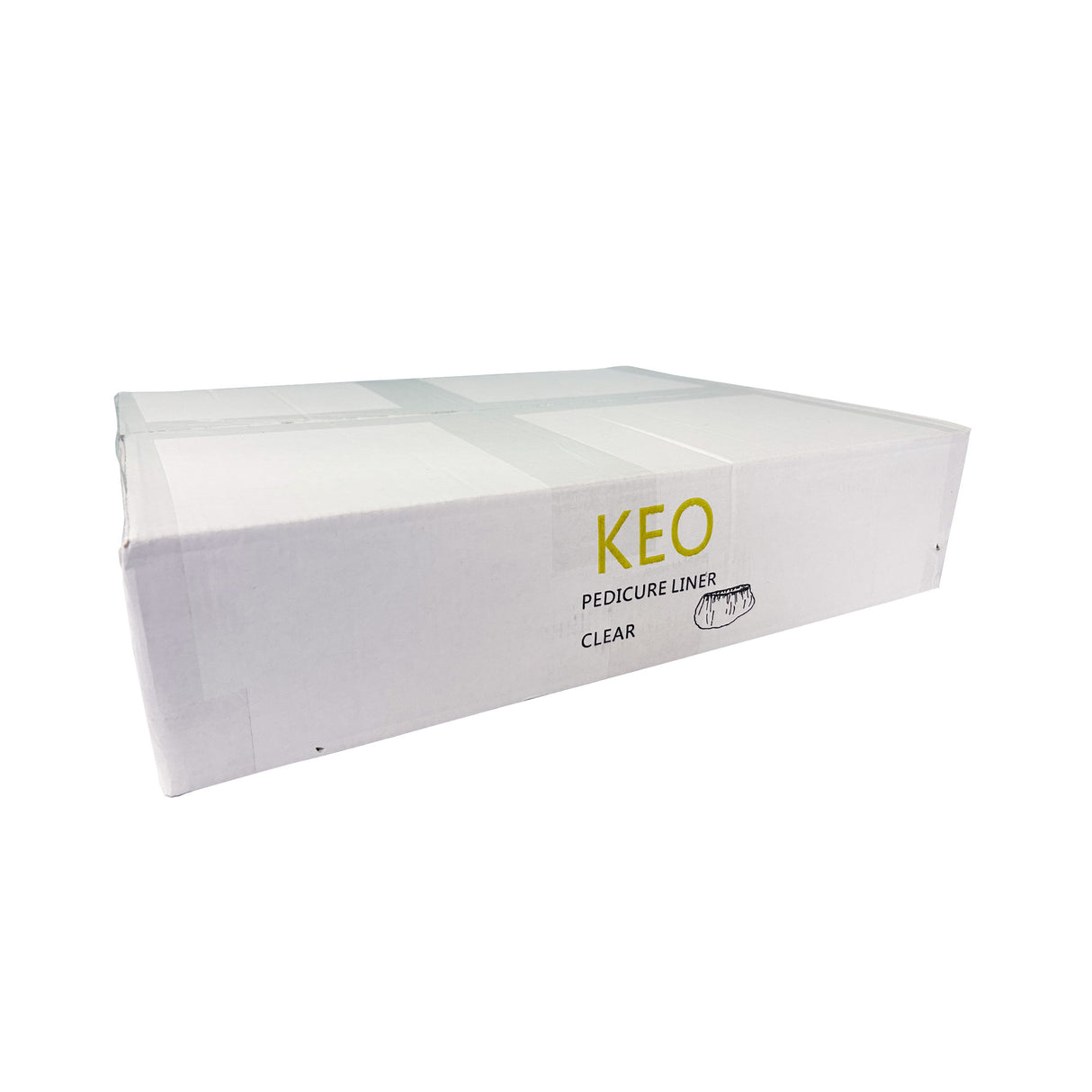 Keo Disposable Pedicure Spa Liner Box (400pcs) Clear