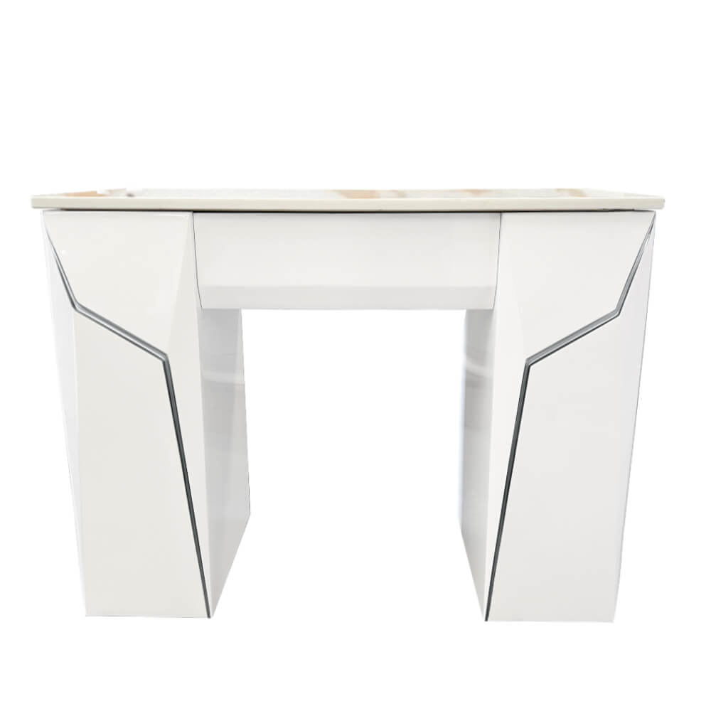 Keo Lunar Silver Single Manicure Nail Table Front View