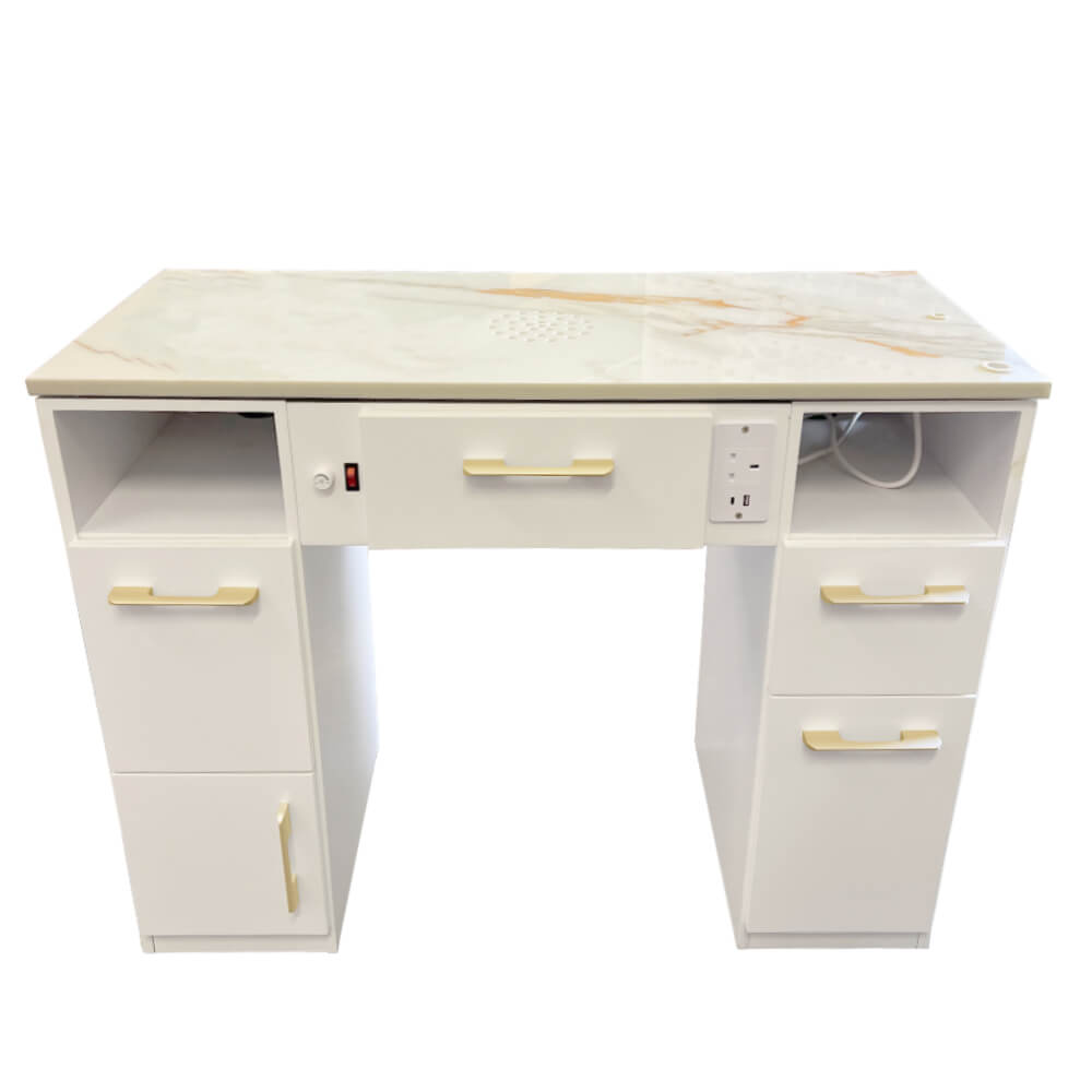 Keo Solar Gold Single Manicure Nail Table Back View