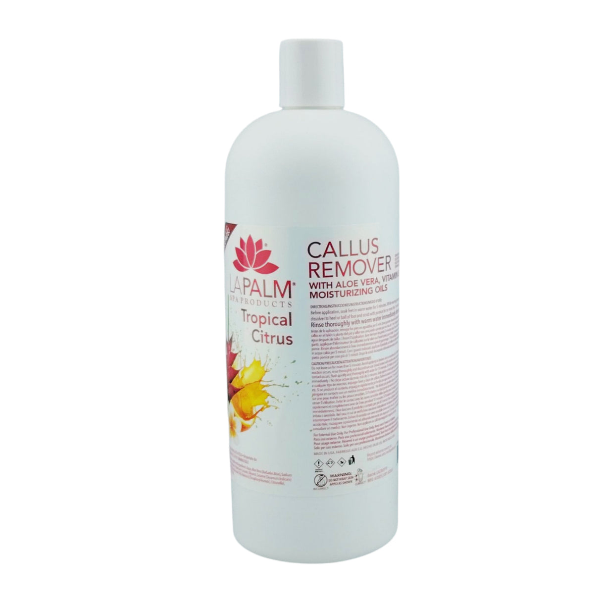 La Palm Callus Remover 946ml 32oz Bottle - Tropical Citrus