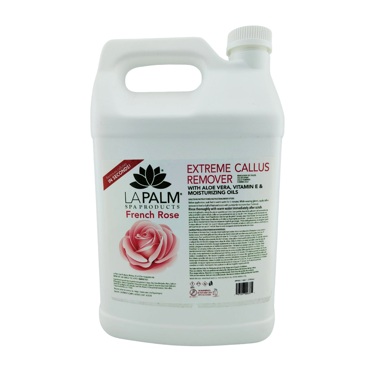 La Palm Extreme Callus Remover (Gallon) Bottle - French Rose