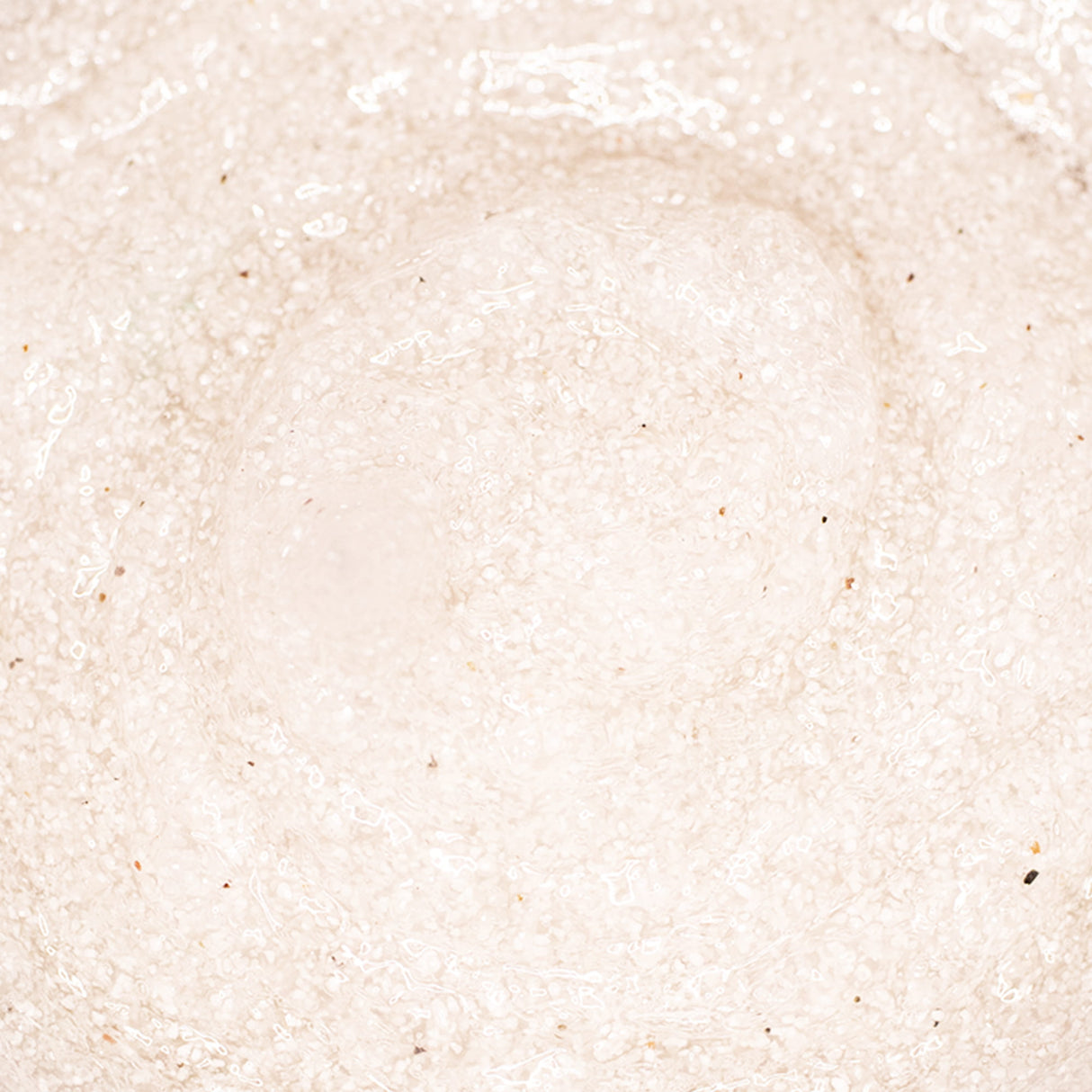 La Palm Honey Extreme Sugar Scrub (4 gallon) Bucket - Honey Pearl Content Close Up