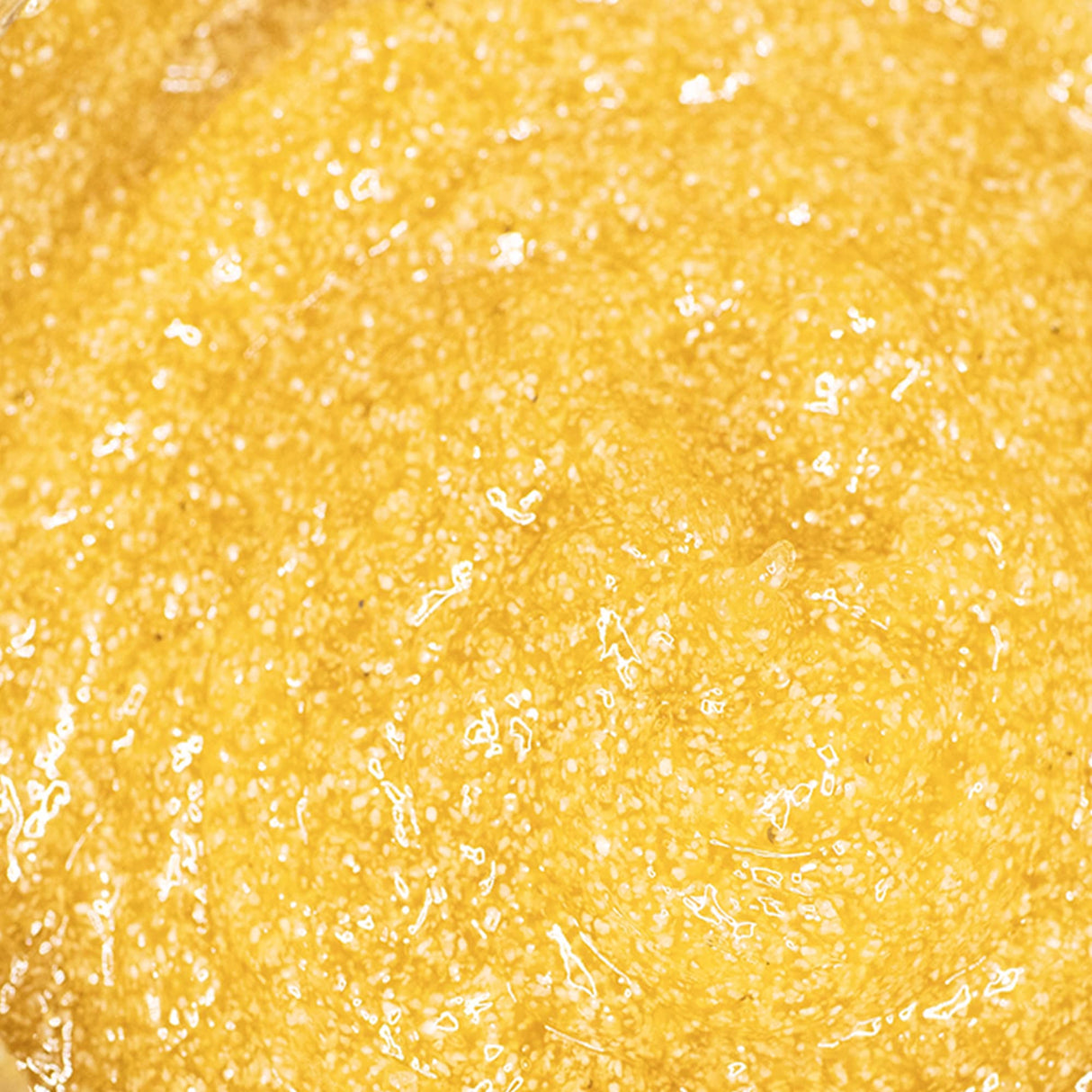 La Palm Honey Extreme Sugar Scrub (4 gallon) Bucket - Sweet Orange Content Close Up